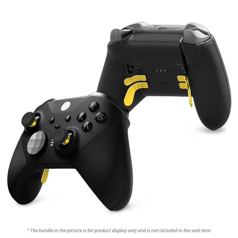 KD.FLY 13-in-1 Metal Thumbsticks Replacement Kits for Xbox Elite Series 2, Xbox Elite 2 Controller Accessories, Includes Magnetic Joysticks, Paddles, Silicone Caps, Storage Bag, Gold - Image 2